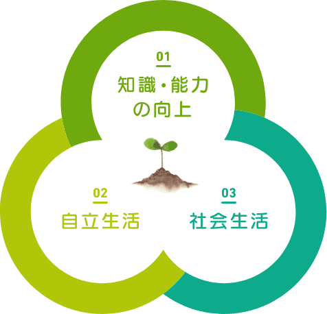 知識・能力の向上 自立生活 社会生活